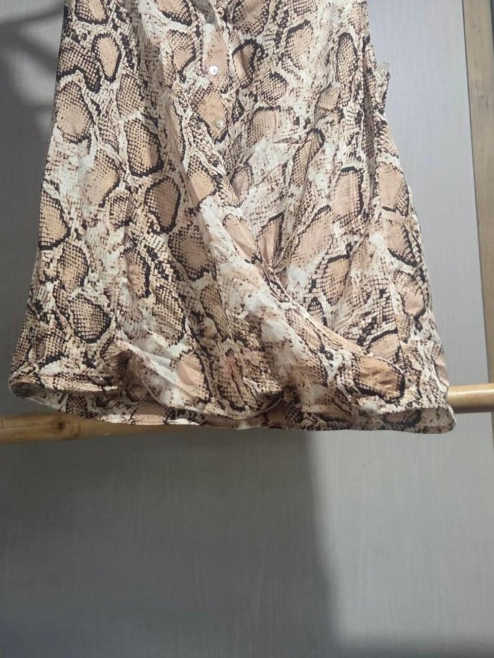 Centro Snake Print Button Up - Picture 1 of 3